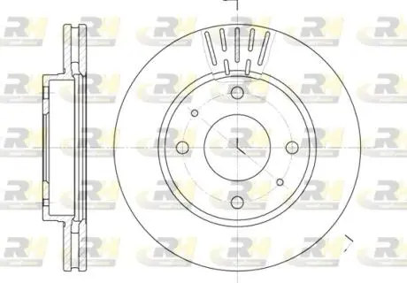 663310 Тормозной диск ROADHOUSE підбір по vin на Brocar
