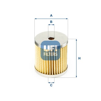 2662200 Топливный фильтр UFI подбор по vin на Brocar