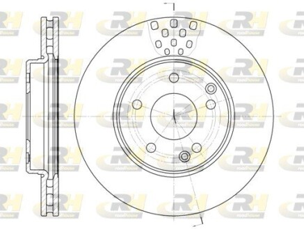 675110 Гальмівний диск ROADHOUSE підбір по vin на Brocar