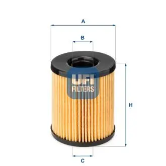 2511500 Фільтр масляний UFI підбір по vin на Brocar