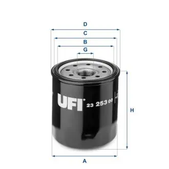2325300 Масляный фильтр UFI подбор по vin на Brocar