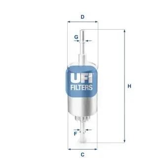 3184400 Паливний фільтр UFI підбір по vin на Brocar