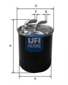 2407700 Фильтр топливный UFI подбор по vin на Brocar