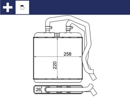 AH12000S ЯVECO DAILY II MAHLE / KNECHT підбір по vin на Brocar