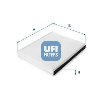 5318900 Фільтр салону UFI підбір по vin на Brocar
