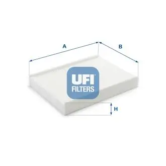 5323300 Фильтр салона UFI підбір по vin на Brocar