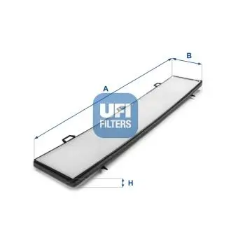 5323600 Фільтр салону UFI підбір по vin на Brocar