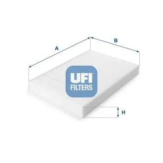 5316100 Фільтр салону UFI підбір по vin на Brocar