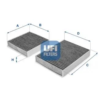 5416400 Фильтр салона UFI подбор по vin на Brocar