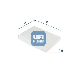 5327300 Фільтр салону UFI підбір по vin на Brocar