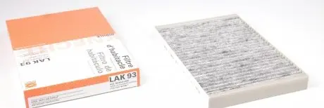 LAK93 Фільтр салону Audi A4/A6 1.6-4.2 97- (вугільний) MAHLE / KNECHT підбір по vin на Brocar