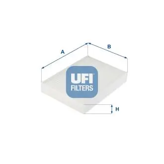 5327500 Фильтр салона UFI подбор по vin на Brocar