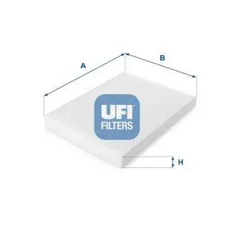 5300600 Фільтр салону UFI підбір по vin на Brocar