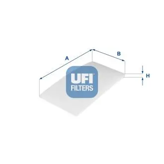 5332200 Фильтр салона UFI підбір по vin на Brocar