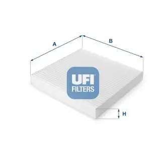 5312300 Фільтр салону UFI підбір по vin на Brocar
