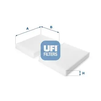 5322900 Фильтр салона UFI подбор по vin на Brocar