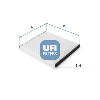 5305000 Фільтр салону UFI підбір по vin на Brocar