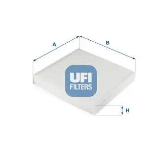 5331500 Фільтр салону UFI підбір по vin на Brocar