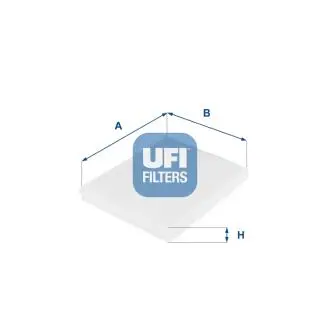 5304300 Фильтр салона UFI подбор по vin на Brocar