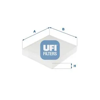 5324900 Фильтр салона UFI подбор по vin на Brocar