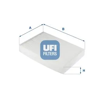 5329300 Фільтр салону UFI підбір по vin на Brocar