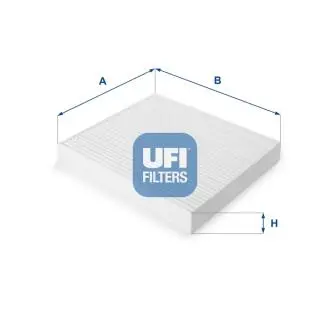 5309300 Фільтр салону UFI підбір по vin на Brocar