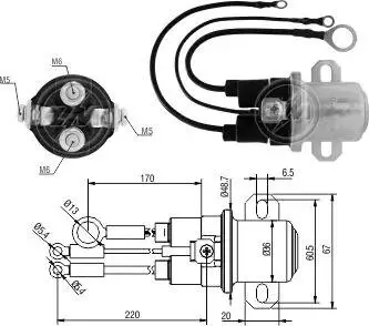 ZM5408 Втягуюче реле ZM підбір по vin на Brocar