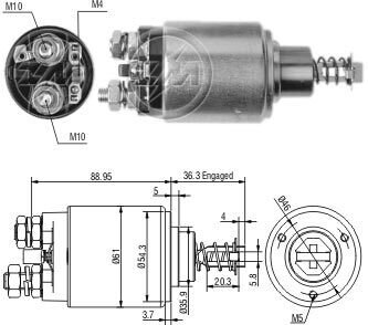 ZM538 Втягуюче реле ZM підбір по vin на Brocar