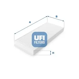 5306900 Фільтр салону UFI підбір по vin на Brocar