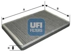5417400 Фільтр салону UFI підбір по vin на Brocar