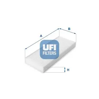 5321400 Фільтр салону UFI підбір по vin на Brocar