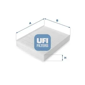 5307600 Фільтр салону UFI підбір по vin на Brocar