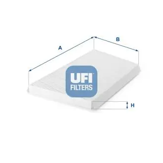 5309400 Фильтр салона UFI підбір по vin на Brocar