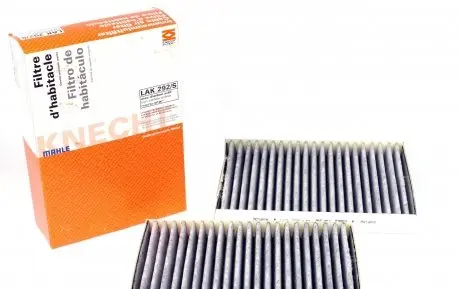 LAK292S Фільтр салону MB S-class (W221/C216) 05- (вугільний) (к-кт 2шт.) MAHLE / KNECHT підбір по vin на Brocar