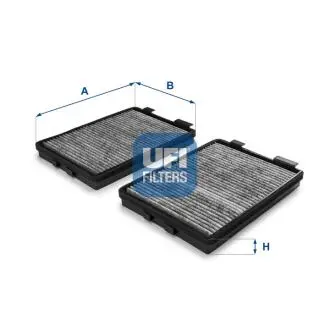 5410800 Фильтр салона UFI подбор по vin на Brocar