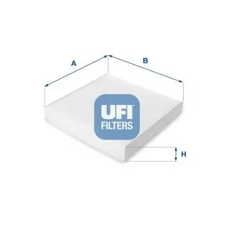 5303900 Фільтр салону UFI підбір по vin на Brocar