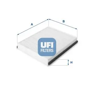 5315900 Фильтр салона UFI підбір по vin на Brocar