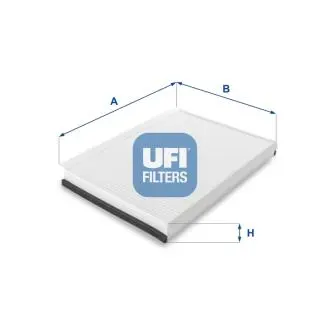 5313700 Фільтр салону UFI підбір по vin на Brocar