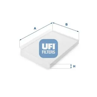 5315200 Фільтр салону UFI підбір по vin на Brocar