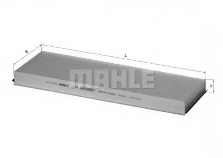 LA438 Фильтр салона MAHLE / KNECHT підбір по vin на Brocar