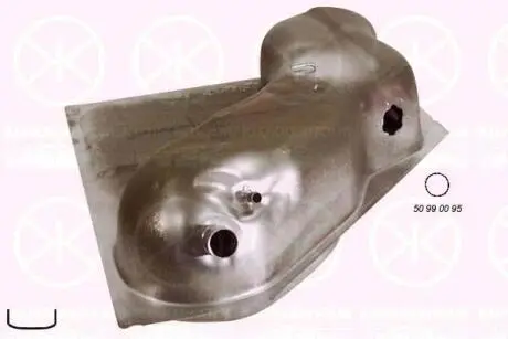 5050007 Паливний бак KLOKKERHOLM підбір по vin на Brocar
