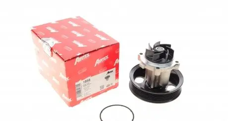 1858 Водяний насос Doblo/Combo 1.3 CDTi/MJTD 04- (з шківом) AIRTEX підбір по vin на Brocar