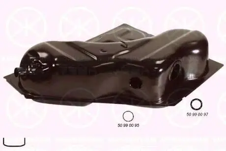 5050006 Паливний бак KLOKKERHOLM підбір по vin на Brocar
