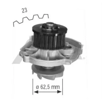 1661 Помпа воды Fiat Doblo 1.4 05-/Punto/Bravo 1.2/1.4 98-14/Panda 1.1/1.2/1.4 03- (23z) AIRTEX подбор по vin на Brocar