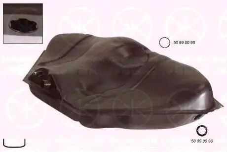 5076007 Паливний бак KLOKKERHOLM подбор по vin на Brocar