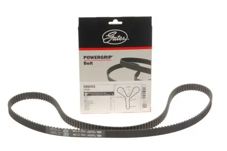 5660XS Зубчасті ремені приводу ГРМ PowerGrip (Вир-во Gates) GATES підбір по vin на Brocar