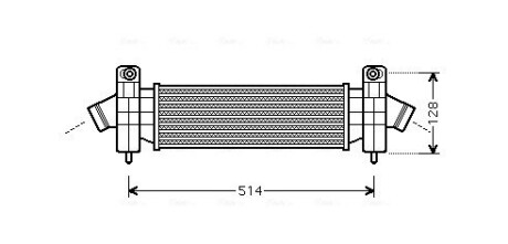 FDA4341 Інтеркулер AVA COOLING підбір по vin на Brocar