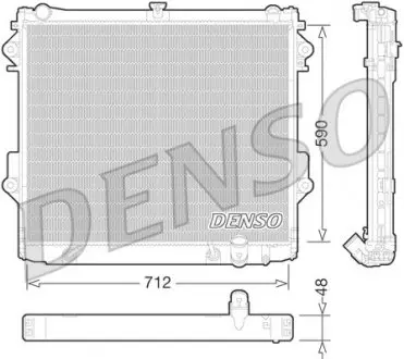DRM50074 Конденсер DENSO підбір по vin на Brocar