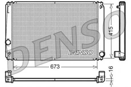 DRM50051 Конденсер DENSO подбор по vin на Brocar