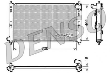 DRM45023 Конденсер DENSO подбор по vin на Brocar